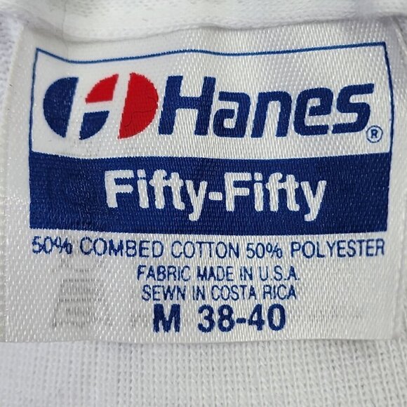 Hanes Vintage USS Belleau Wood LHA-3 White Cotton T-Shirt, Men's - Picture 4 of 7